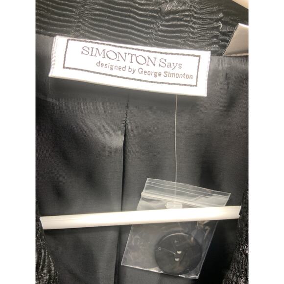 Simonton Says Textured Crinkle Button Down Blazer Jacket with Pockets Size 2X - Picture 2 of 8